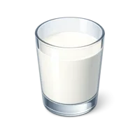 Glass of Milk 3D icon