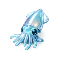 Glass Squid 3D icon