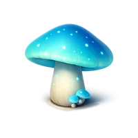 Glowing Mushroom 3D icon