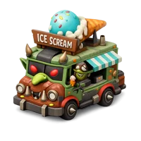 Goblin Ice Cream Truck 3D icon