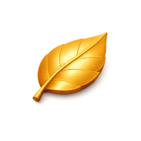 Gold Leaf 3D icon