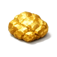 Gold Nugget 3D icon