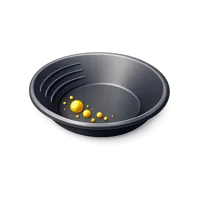 Gold Pan 3D icon