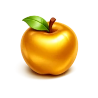 Golden Apple 3D icon