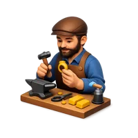 Goldsmith 3D icon