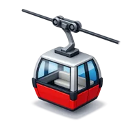 Gondola Lift 3D icon