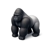 Blue Gorilla 3D icon