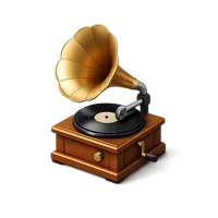 Gramophone 3D icon