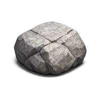 Granite Boulder 3D icon