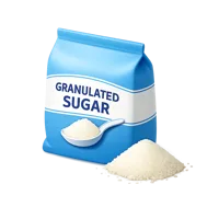 Blue Granulated Sugar 3D icon