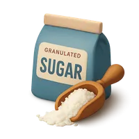 Granulated Sugar 3D icon