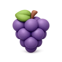 Grapes 3D icon