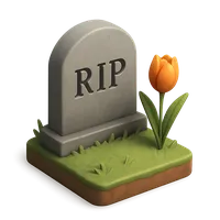 Grave Headstone 3D icon