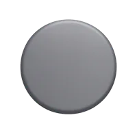 Gray Circle 3D icon