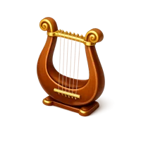 Greek Lyra 3D icon