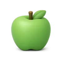 Green Apple 3D icon
