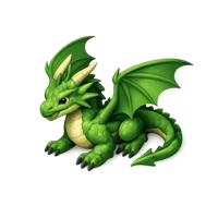 Green Dragon 3D icon