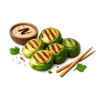 Grilled Brussels Sprouts 3D icon