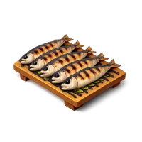 Grilled Sardines 3D icon