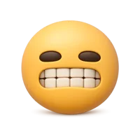 Grimacing Face 3D icon