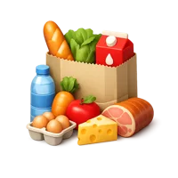 Groceries 3D icon