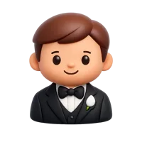 Groom 3D icon