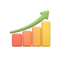 Growing Arrow 3D icon