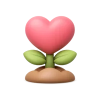 Growing Heart 3D icon