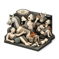 Guernica Painting 3D icon