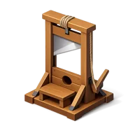 Guillotine 3D icon