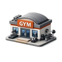 Gymnasium 3D icon