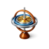 Gyroscope 3D icon