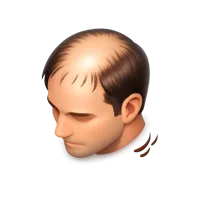 Hair Loss 3D icon