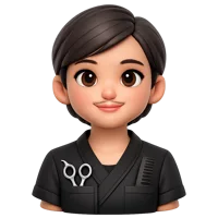 Hair Stylist Avatar 3D icon