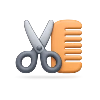 Haircut 3D icon