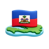 Haiti 3D icon