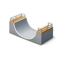 Halfpipe 3D icon