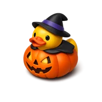 Halloween Duck 3D icon