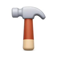 Hammer 3D icon