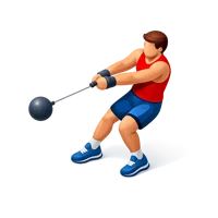 Hammer Throw 3D icon