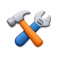 Hammer Wrench 3D icon