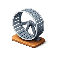 Hamster Wheel 3D icon