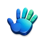 Handprint 3D icon