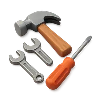 Hand Toolset 3D icon