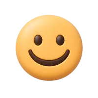 Happy Face 3D icon