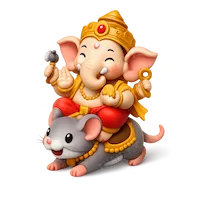 Happy Ganesha 3D icon