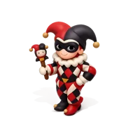 Harlequin 3D icon