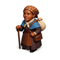 Harriet Tubman 3D icon