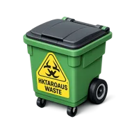 Hazardous Waste Cart 3D icon