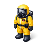Hazmat Suit 3D icon